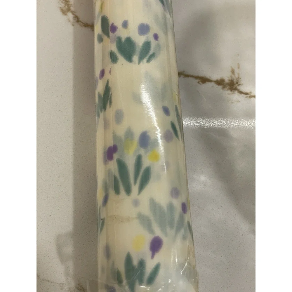 Vintage Rubbermaid Shelf‎ Drawer Liner Tulip Garden 20 in x 8.3 sq ft New Sealed